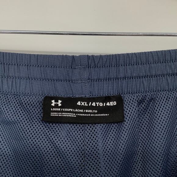 Under Armour Mens 4XL Blue Black Vital Woven Pants Workout Run Activewear J20-31 - Picture 4 of 8